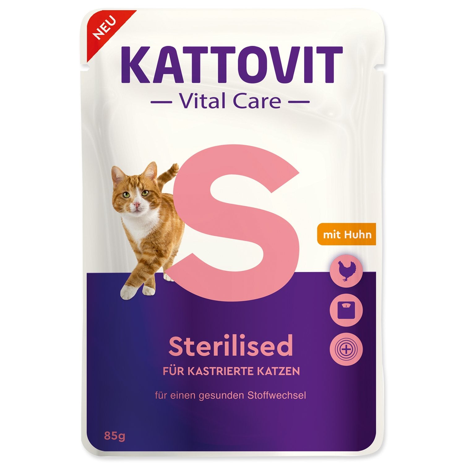 Kattovit Vital Care Sterilized kuře 85 g