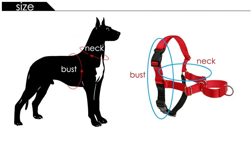 Nylonový postroj pro psy – nastavitelný, anti-únik, všechny velikosti