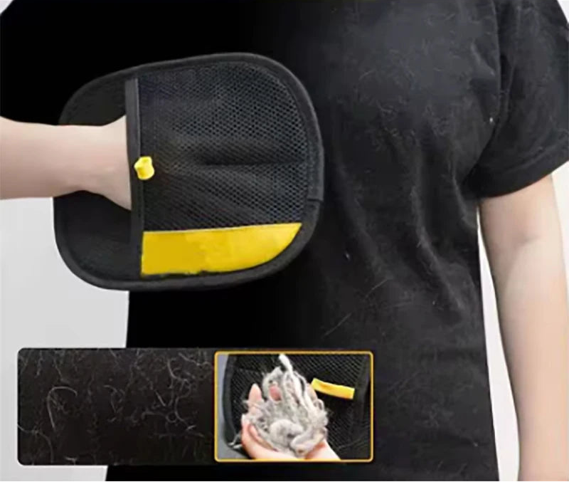 Elektrostatické rukavice na odstraňování srsti psů a koček