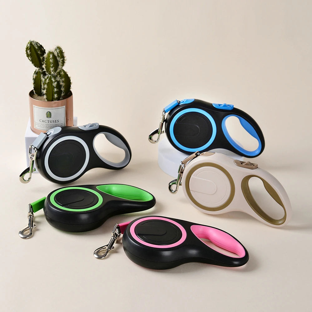 Automatické navíjecí vodítko pro psy – 5m nebo 8m