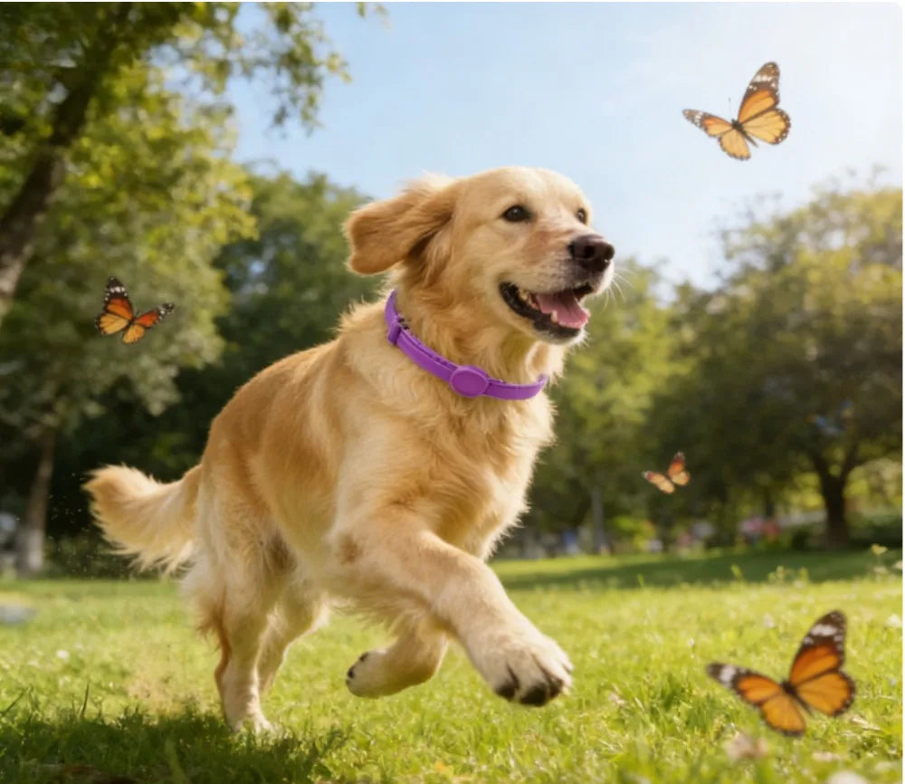 Antiparazitní uklidnějící obojek pro psy a kočky – nastavitelný