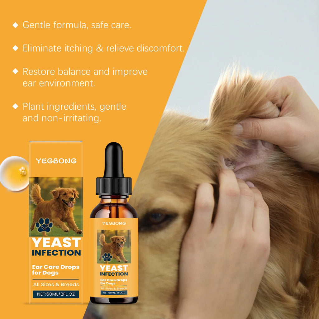 Kapky na čištění uší pro psy – 60 ml