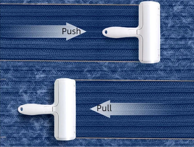 Roller na odstraňování srsti mazlíčků se samoočistící bází