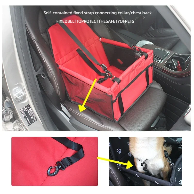 Skládací autosedačka a hamaka pro psy a kočky – bezpečné cestování