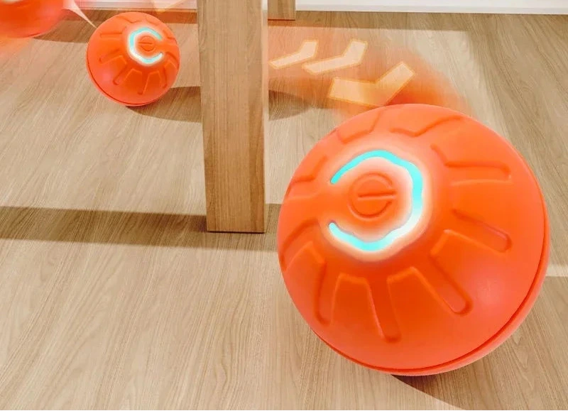 Chytrý interaktivní míček pro psy a kočky – USB nabíjení