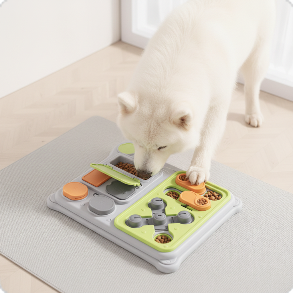 Puzzle krmítko pro psy